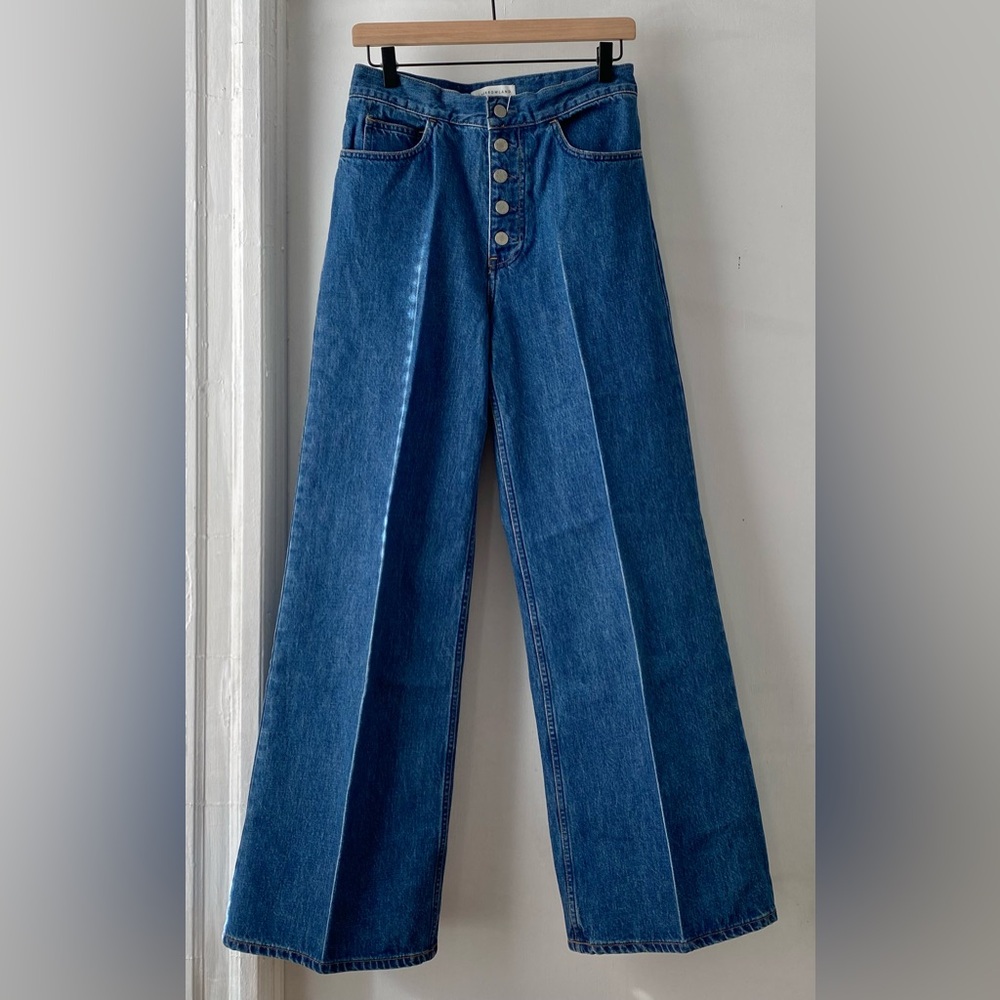 Tomorrowland wide leg jeans in JP 38, NWT